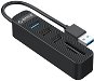 ORICO TWU32-3AST + SD 15 cm černý - USB Hub