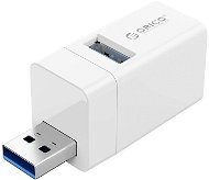 ORICO 3-IN-1 MINI USB HUB, White - USB Hub