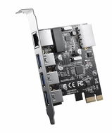ORICO PCI-E 3xUSB 3.0 + 2Gbps Ethernet - Erweiterungskarte