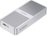 ORICO M224C3 M.2 NVME SSD Enclosure (40G), Silber - Externes Festplattengehäuse