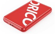 ORICO CP25U3 2,5" USB 3.0 Micro-B HDD Enclosure, piros - Külső merevlemez ház