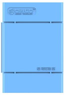 ORICO Hard Disk Protection Box 3.5" Blue - Hard Drive Case