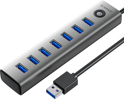ORICO USB-A to 7-Port High Speed USB 3.0 Aluminium Hub - USB Hub - Hauptbild