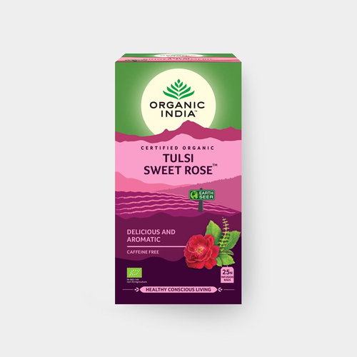 Organic India Tulsi Sweet Rose,  25 bags 40g - Tea - Main image