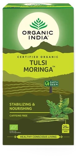 Organic India Tulsi Moringa, 25 bags 50g - Tea - Main image