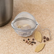 ORION Čajítko/Sítko průměr 8,5 cm závěsné klip nerez - Tea Infuser