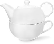 Porcelán teáskészlet 2 db WHITE - Teáskanna