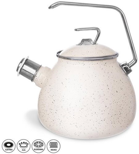 GRANDE COPPER Enamel Teapot, 3.7l - Tea Kettle - Main image