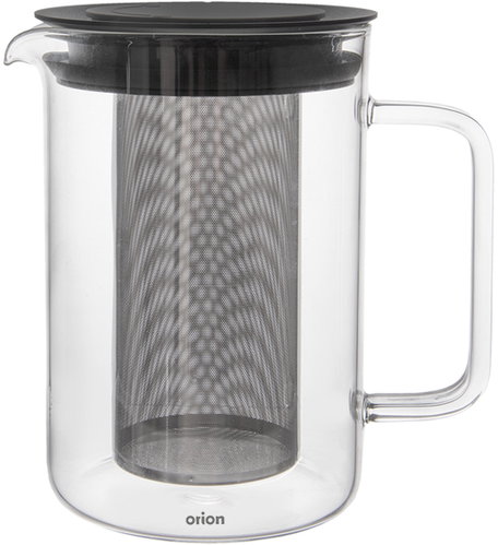 ORION Teekanne 1,55 l Borosilikatglas/Kunststoff + Edelstahlsieb - Teekanne - Hauptbild