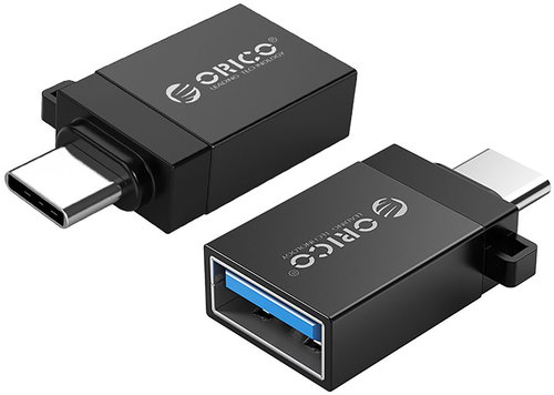 ORICO Type-C (USB-C) to USB-A OTG Adapter Black - Átalakító - Fő fotó