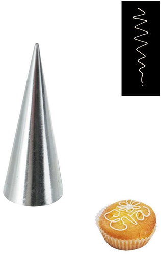 Stainless steel Decorative Writing Tip 1 pc - Piping Tip - Main image