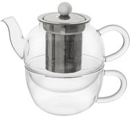 ORION Tea set borosilicate glass+stainless steel filter 2 pcs - Tea Set