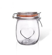 BELA Heart Glass Jar Patent 0.75l - Container