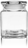 Container Glass Jar with Lid 0.95l Square - Dóza