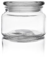 Glass Jar with Lid 0.38l Round - Container