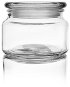 Container Glass Jar with Lid 0.38l Round - Dóza