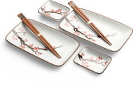 ORIENTAL Chinese porcelain sushi set Sakura 4 pcs - Sushi Tableware Set