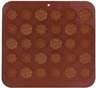 ORION Silicone Mould for Chocolate FLOWERS 30 Brown - Mould