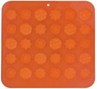 ORION Silikonform für Schokolade FLOWERS 30 orange - Form