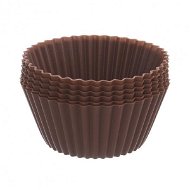 ORION Forma silikon košíček Muffiny 12 ks hnědá - Pečicí forma