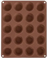 Orion Szilikon forma, kis muffinok, 20-as, barna - Sütőforma