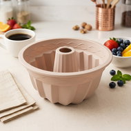 ORION Cake mould diameter 23,5 cm beige silicone - Baking Mould