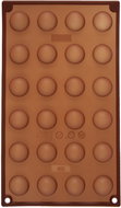 ORION Hemisphere mould 24 brown silicone - Baking Mould