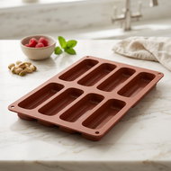 ORION Biscuit mould 8 brown silicone - Baking Mould