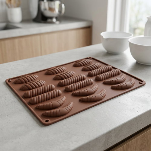 ORION silicone mould for work mix 18 brown - Baking Mould - Main image