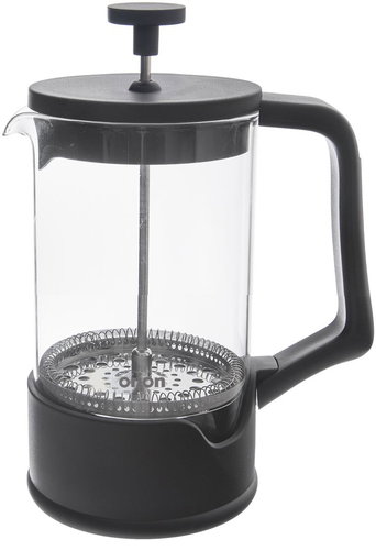 ORION Kettle borosil. glass/UH 0,9 l BLACK - French Press - Main image