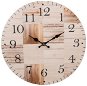 ORION Hodiny nástěnné Dřevo pr. 33,5 cm - Nástěnné hodiny