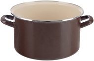 ORION Pot 8 l enamel BROWN Lem - Pot