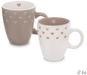 Mug Ceramic Mug LOVE ME 0.14l 2 pcs - Hrnek