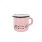 Orion Enamel Mug Pink LOUKA 8cm - Mug