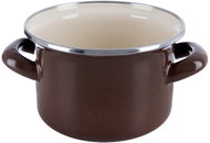 Orion Enamel pot BROWN Lem 0,95 l - Pot