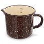 Orion Enamel Mug with Spout BROWN 12cm - Mug