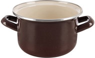 Orion Enamel pot BROWN Lem 1,4 l - Pot