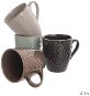 SHINEY Ceramic Mug  0.27l 4 pcs ASSORTED - Mug