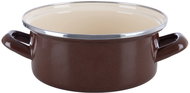 Orion Enamel casserole BROWN Lem 2,2 l - Casserole Pot