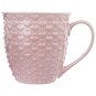ORION Becher aus Keramik HERZ - 0,58 Liter - rosa - Tasse