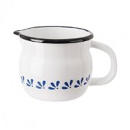 Orion Enamel Mug Blue-White with Spout 10cm - Mug
