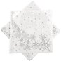 ORION Obrúsok papier hviezdy VLOČKA 20 ks 33 × 33 cm - Papierové obrúsky
