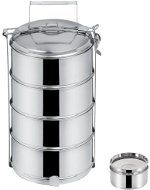 Stainless-steel Food Carrier + Lids 4 x 1.3l - Snack Box