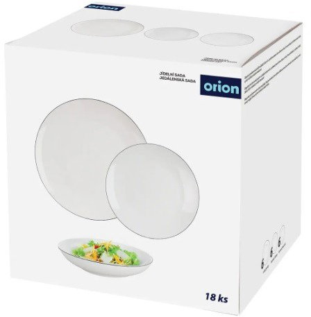 ORION Rundes 18-teiliges Decora-Geschirrset, Porzellan - Tafelservice - Hauptbild