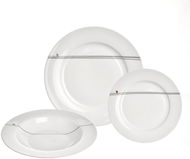 ORION Sada jídelní SRDÍČKA 18 ks porcelán kulatá  - Jídelní sada