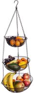 Fruit Basket Wire 3 BROWN Hanging - Basket