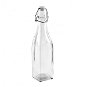 Orion Glass Bottle Clip Cap 0,53l Square - Liquor Bottle
