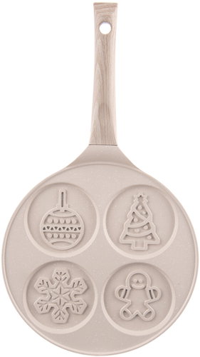 ORION Pan Crema ox eye/pancake diameter 26,5 cm 4 sections Christmas - Pancake Pan - Main image