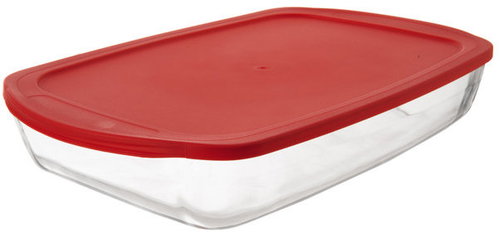 ORION Baking dish with lid 39,5 × 24,5 cm borosilicate glass/UH - Baking Pan - Main image