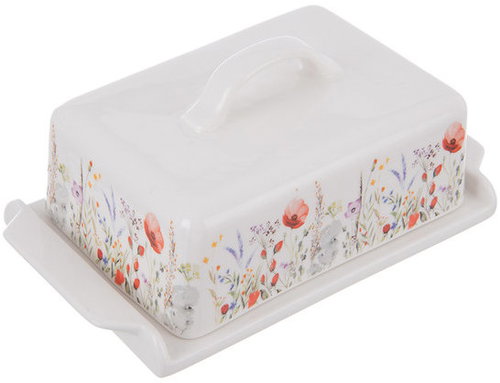 ORION Butter dish MÁK 20 × 11,5 cm porcelain - Butter Dish - Main image